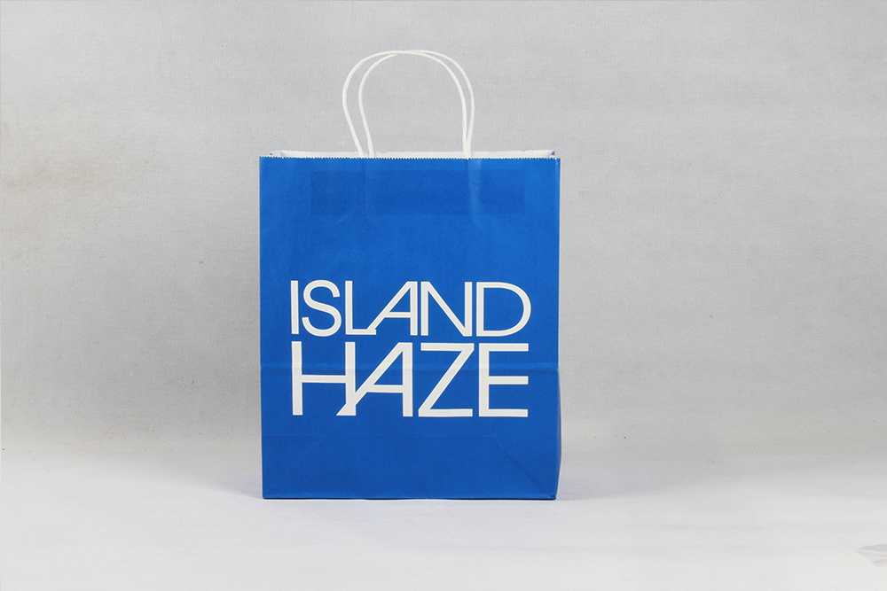 ISLANDHAZE時(shí)尚簡(jiǎn)約型服裝牛皮紙袋定制 ISLANDHAZE時(shí)尚簡(jiǎn)約型服裝牛皮紙袋定制