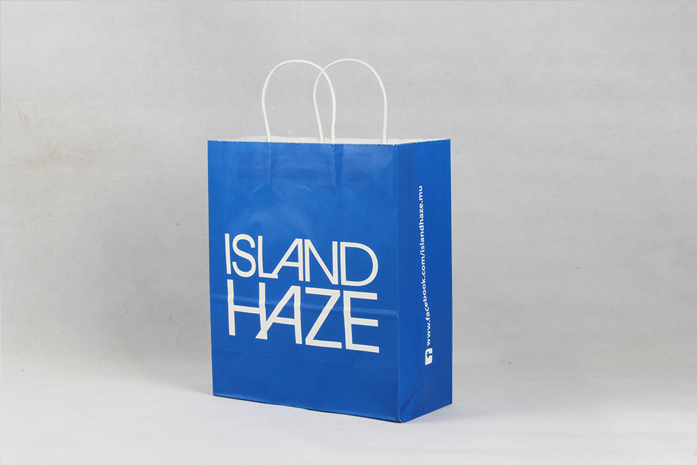 ISLANDHAZE時(shí)尚簡(jiǎn)約型服裝牛皮紙袋定制 ISLANDHAZE時(shí)尚簡(jiǎn)約型服裝牛皮紙袋定制